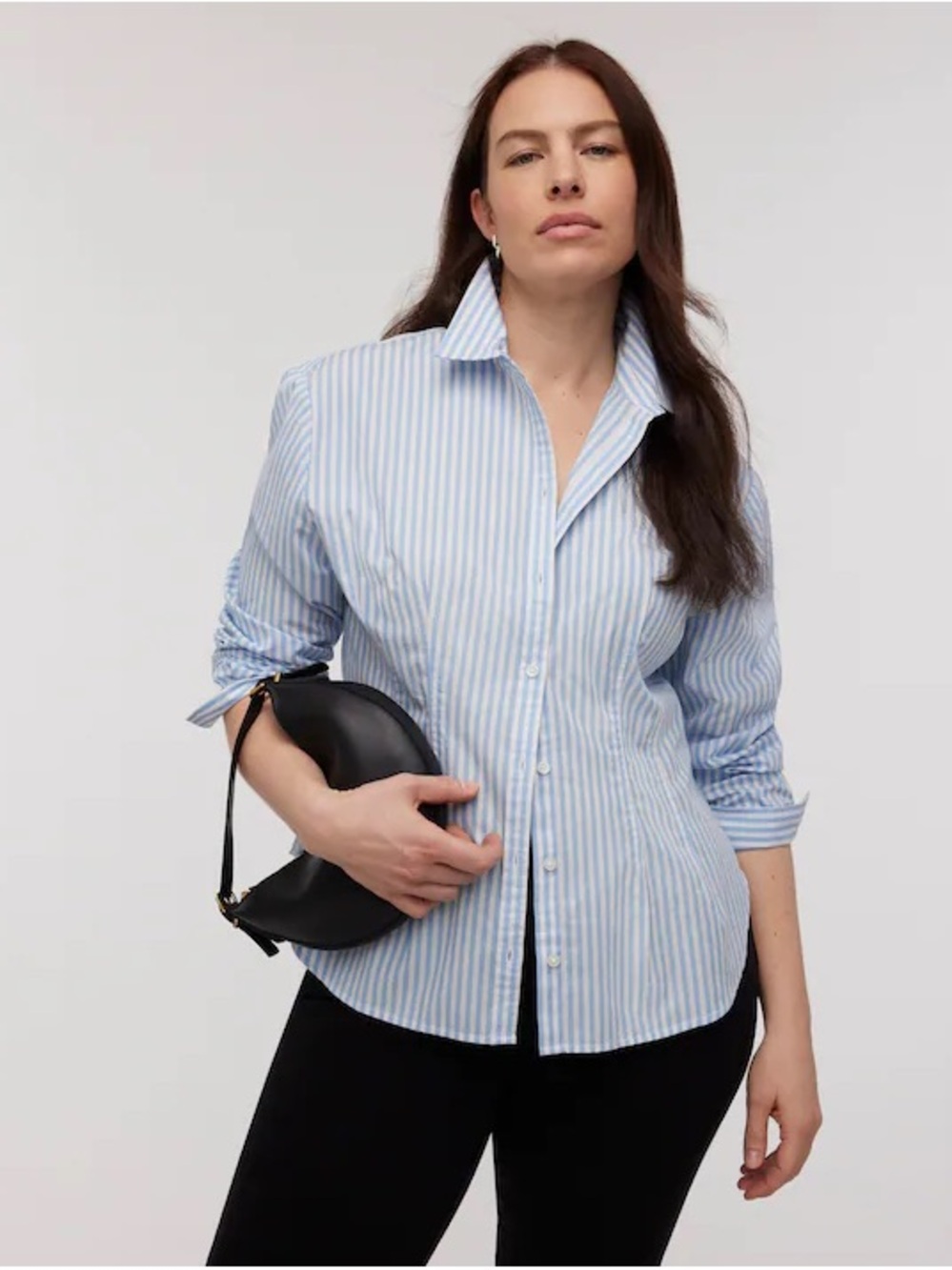 Madewell Darted Long-Sleeve Button-Up Shirt